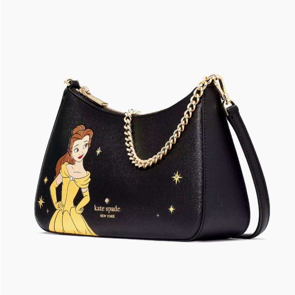 NWT KATE SPADE Disney X Kate Spade NY Beauty And The Beast Convertible Crossbody - Picture 3 of 5